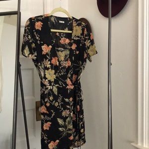 REFORMATION Floral Wrap Dress